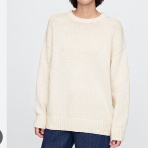 GAP Oversized Boyfriend Sweater Ivory Size XL